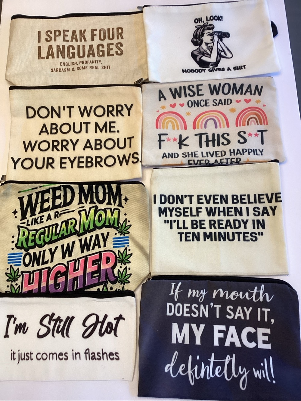 Novelty Makeup Bags - Choose One